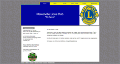 Desktop Screenshot of mercervillelions.org