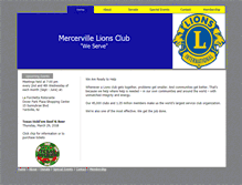 Tablet Screenshot of mercervillelions.org